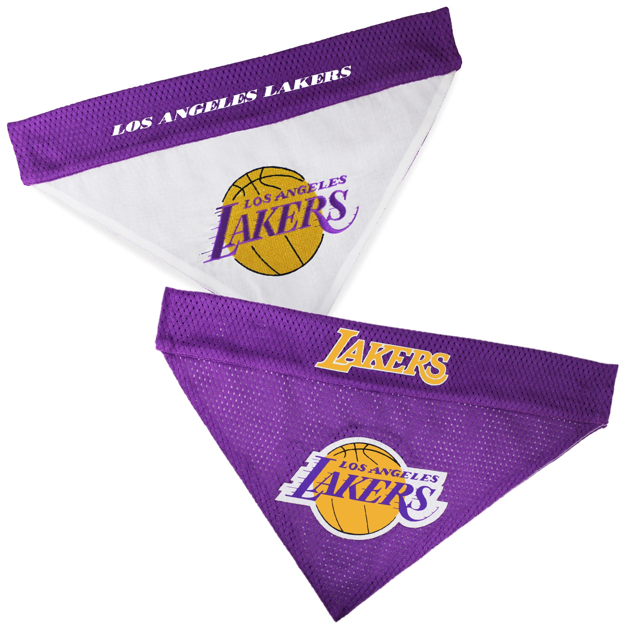 Pets First Co LA Lakers Reversible Bandana Apparel