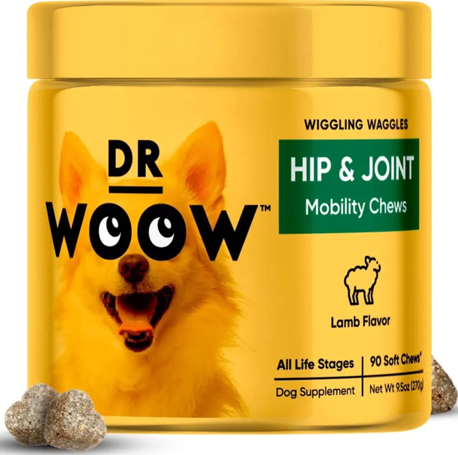 DR WOOW Dr Woow Hip and Joint Support Soft Chews Animal Vitamins & Supplements