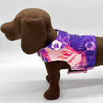 DoggieCoutureNY DCNY Purple Hibiscus Vest Dog Harnesses