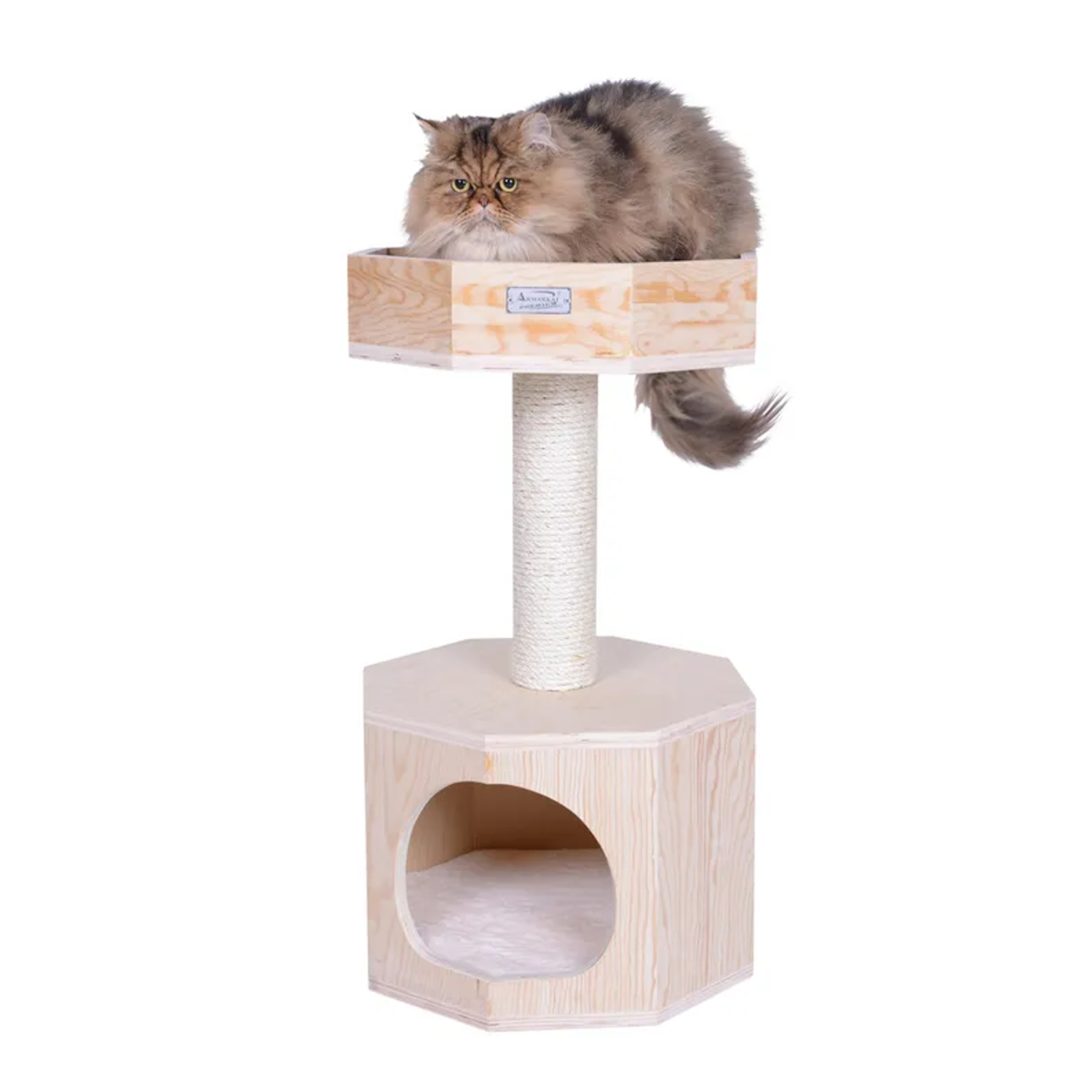 AeroMark International Inc Armarkat Premium Scots Pine 29" Cat Tree W Perch and Condo Scratchers