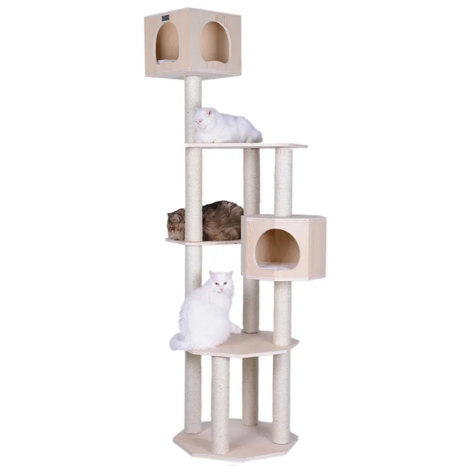 AeroMark International Inc Armarkat Premium Scots Pine Cat TreeTall Sturdy Cat Tower Scratchers