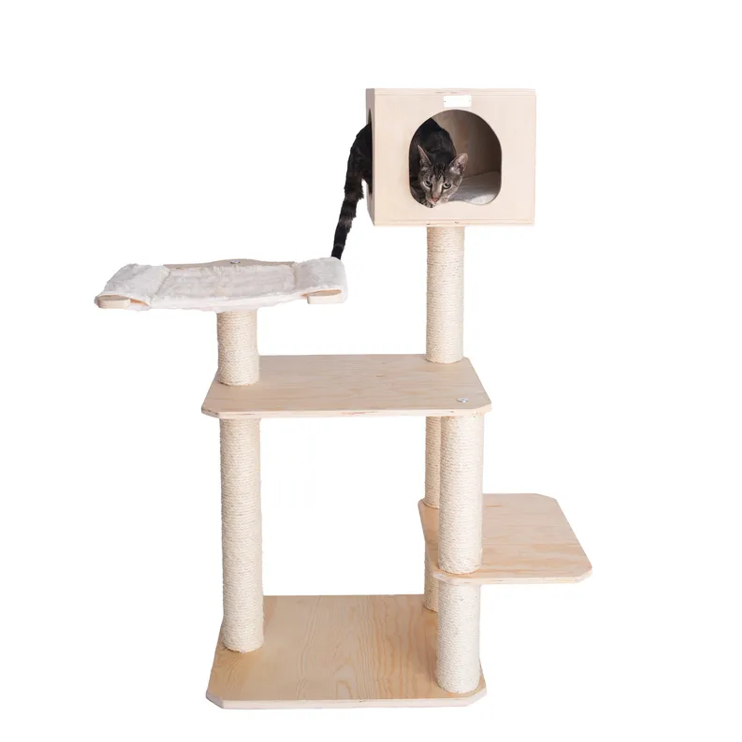 AeroMark International Inc Armarkat Premium Scots Pine Solid Wood Cat Tree