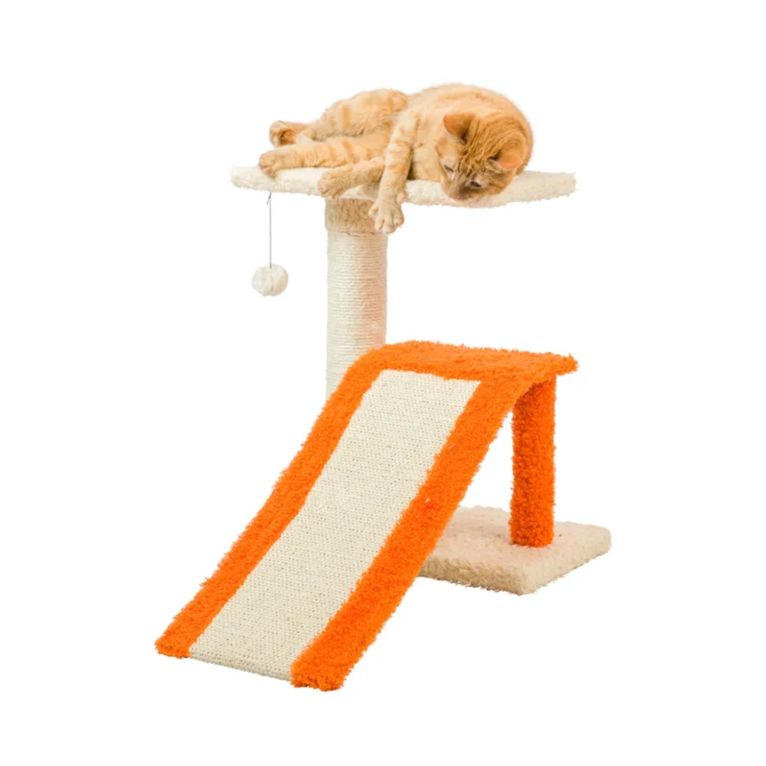 AeroMark International Inc Armarkat Two Level Platform Scratcher W Sisal Carpet Ramp Scratchers