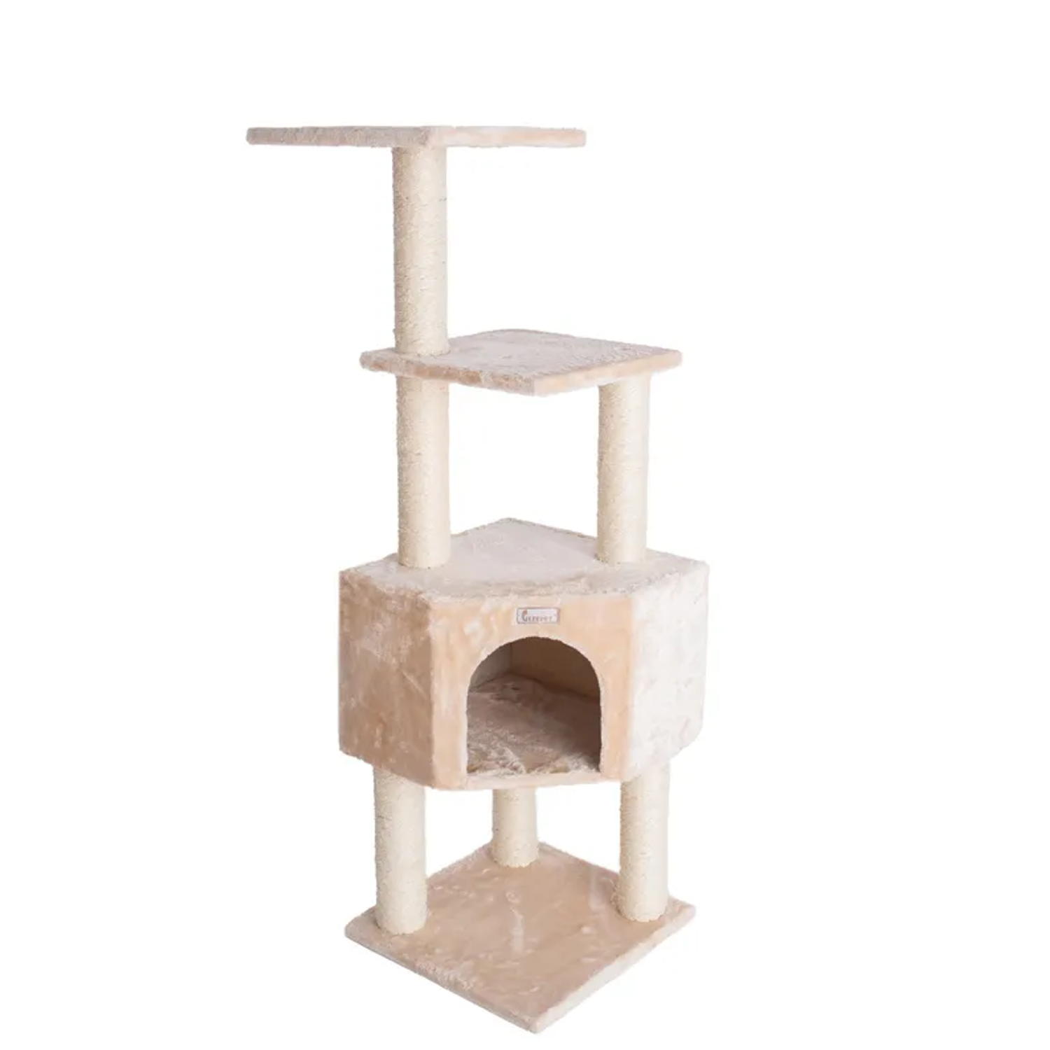 AeroMark International Inc GleePet 48-Inch Cat Tree Real Wood Cat Perches Bge Scratchers