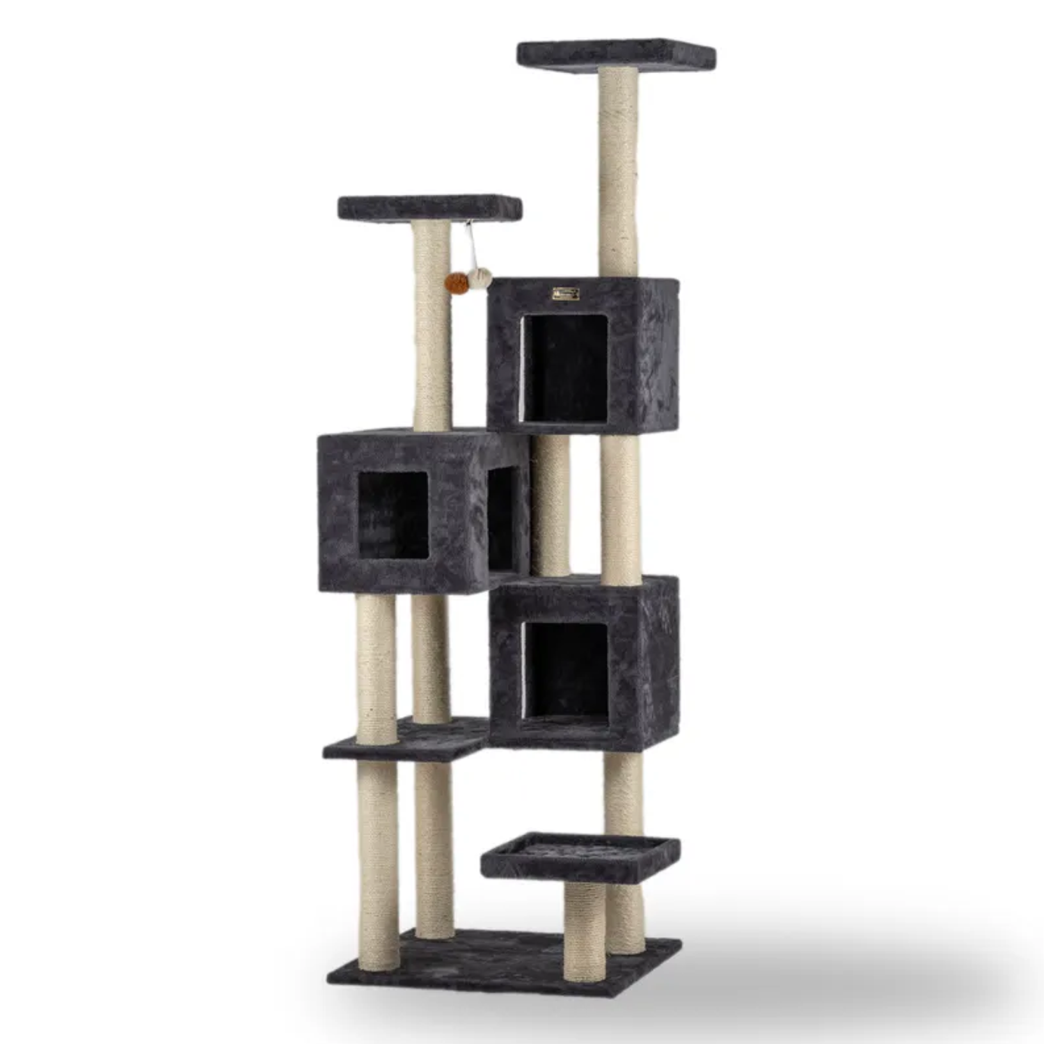 AeroMark International Inc Griant Real Wood Cat Tower for Multiple Cats  A8104 Scratchers