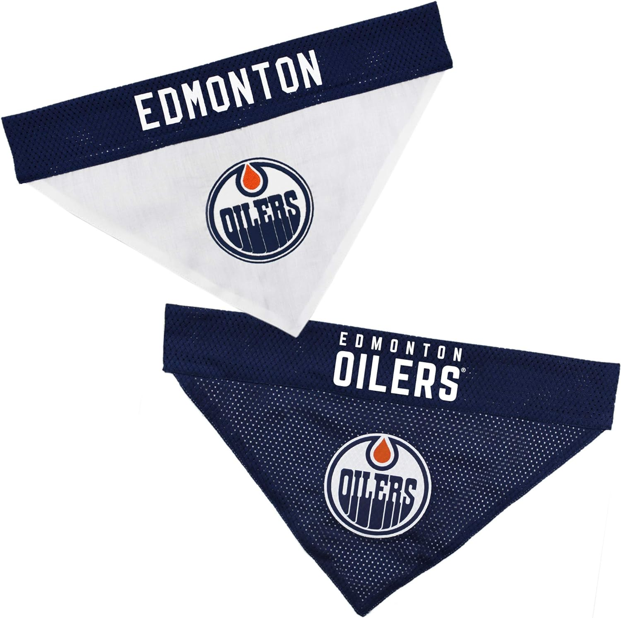 Pets First Co Edmonton Oilers Reversible Bandana Apparel