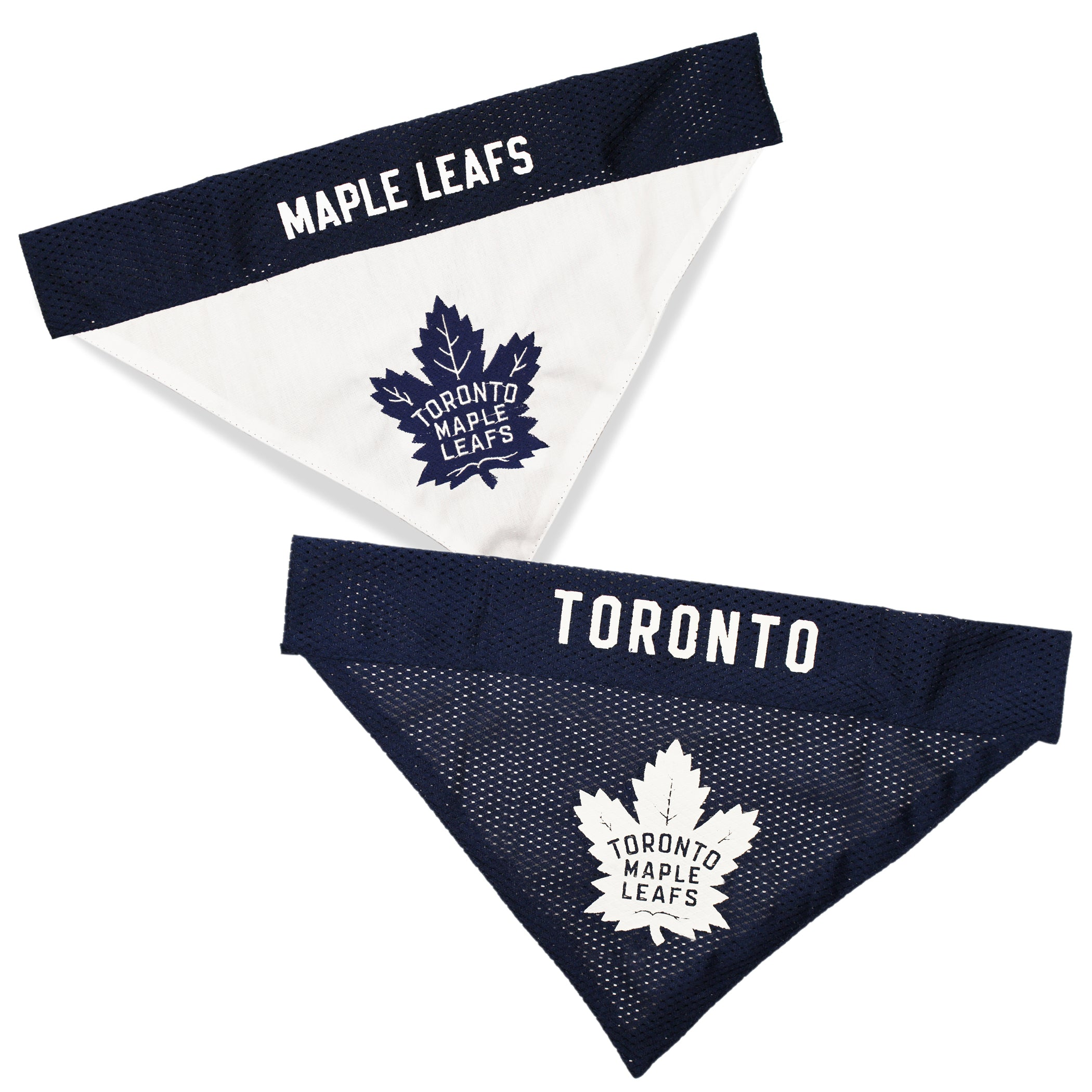 Pets First Co Toronto Maple Leafs Reversible Bandana Apparel