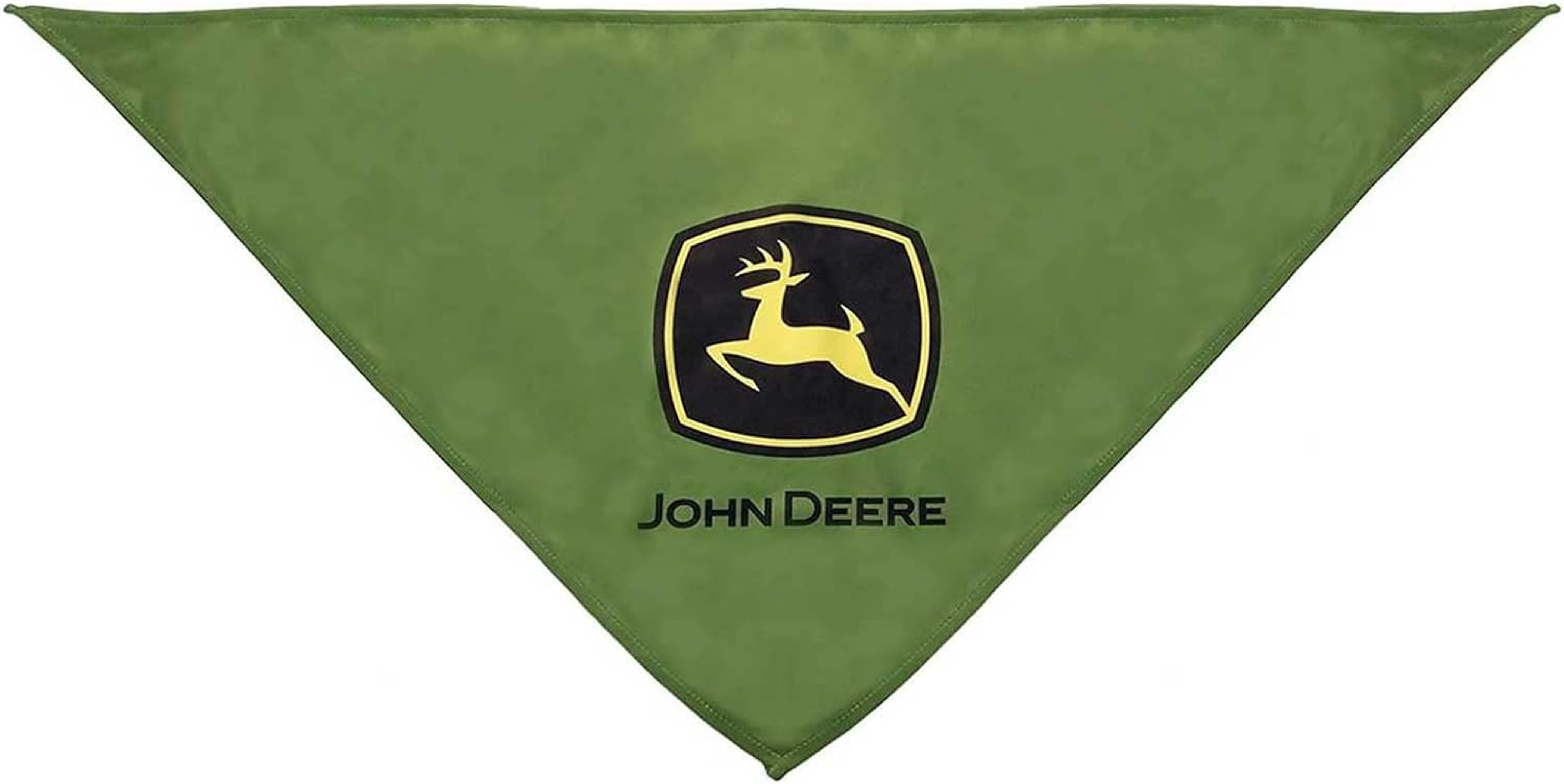 Pets First Co John Deere Tie Around Bandana Apparel