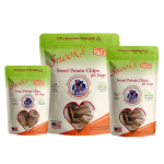 Snook's Pet Products Sweet Potato Dog Chips - Soup bone shaped Dog Treats