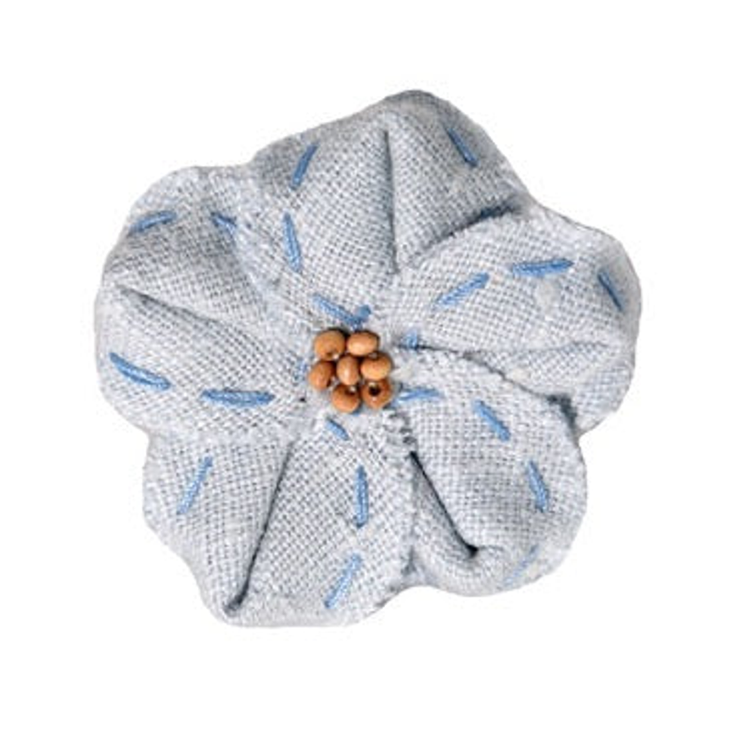 Pets Ribbons FL2003 | Linen Flower Dog | Cat | Pet Bow on Velcro Fastener|Pets Ribbons Pet Accessories