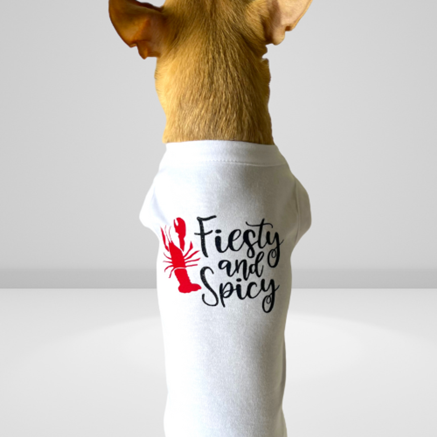 Bark Fifth Avenue Feisty & Spicy Dog Tee Dog Clothes