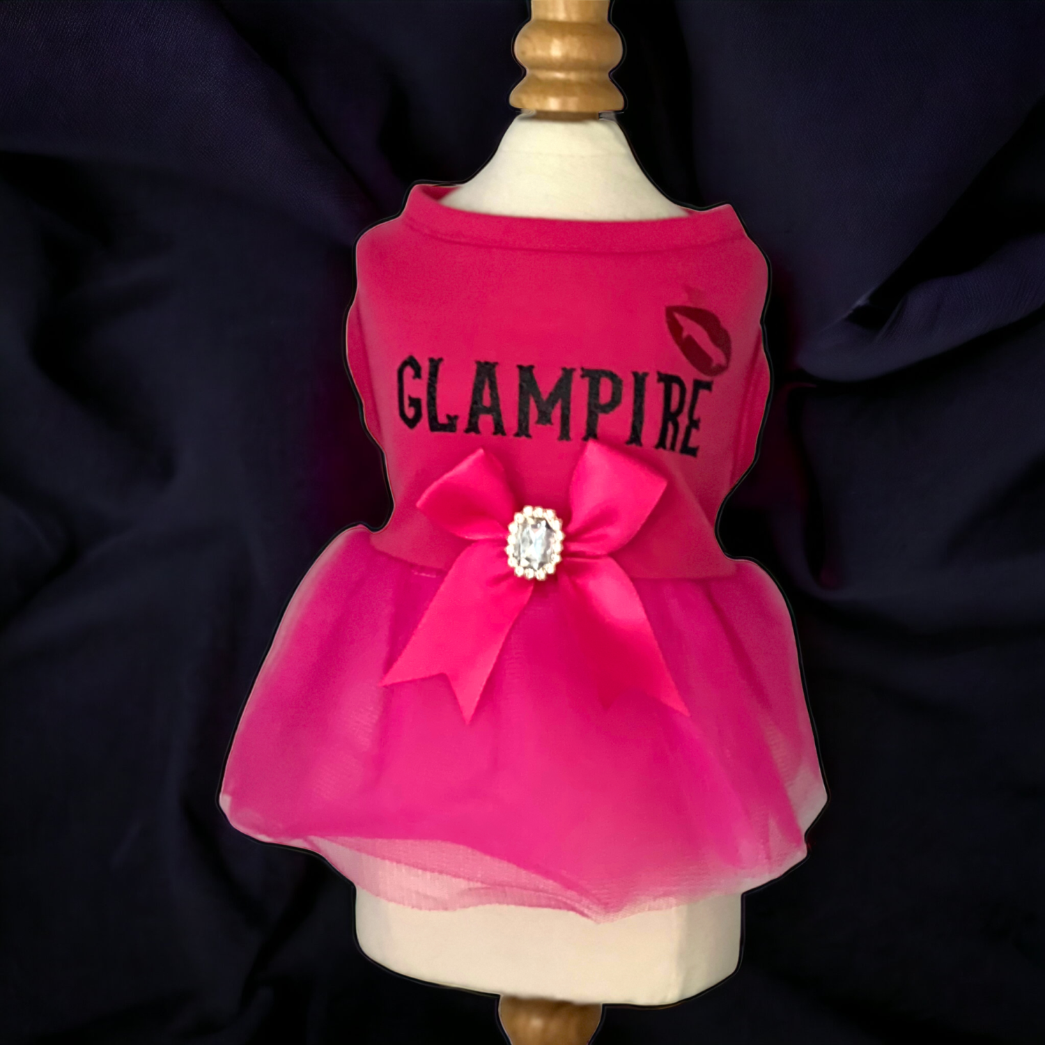Bark Fifth Avenue GLAM-pire Tutu Dog Dress Dog Clothes