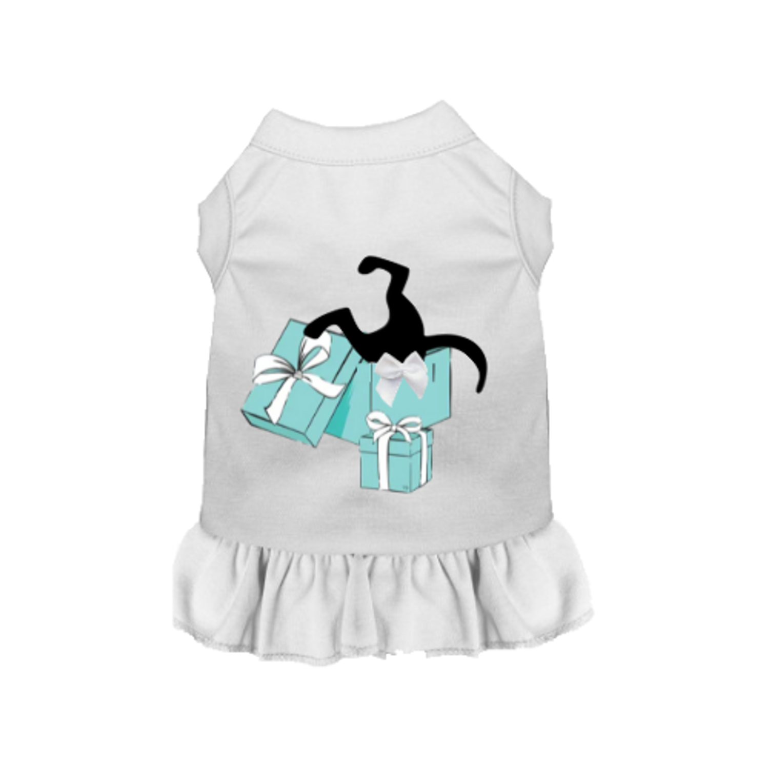 Bark Fifth Avenue Head Over Heels for Sniffany- Dog Dress Dog Clothes
