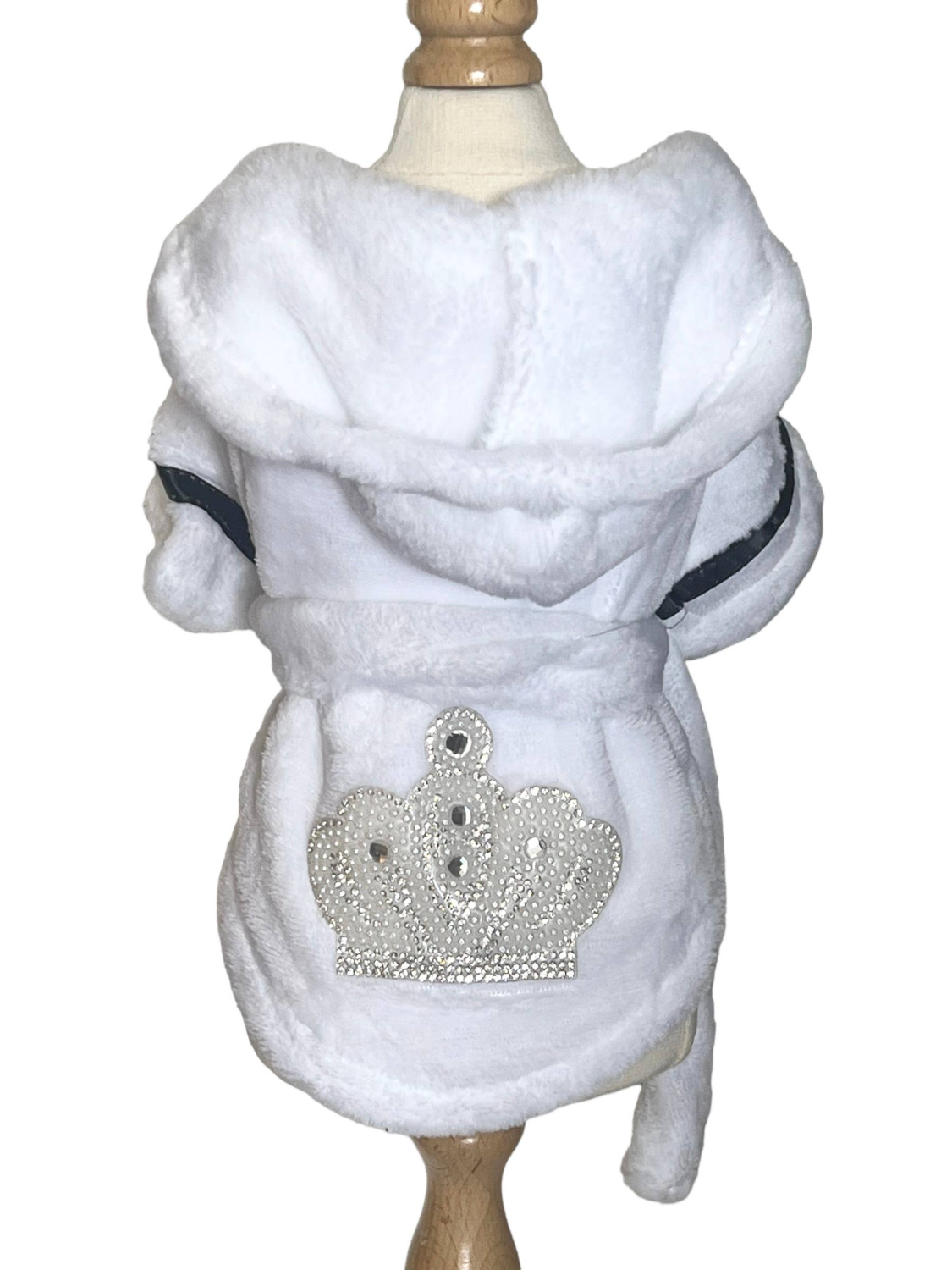 Bark Fifth Avenue My Plush Spa Robe- Dog Robe Grooming Supplies