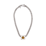 DIPHDA Iconic Moon Necklace Pet Accessories