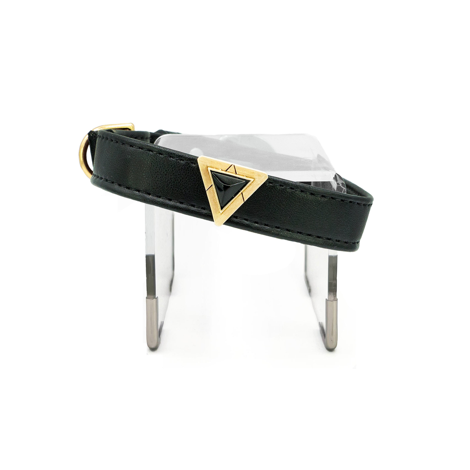 DIPHDA Jet Onyx Collar Charm Set Pet Accessories