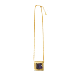 DIPHDA Purple Fluorite Necklace x Mineral Aligned Pet Accessories