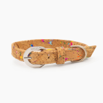 DIPHDA Rainbow Pride Cork Leather Collar Pet Accessories