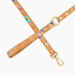 DIPHDA Rainbow Pride Cork Leather Leash Pet Accessories
