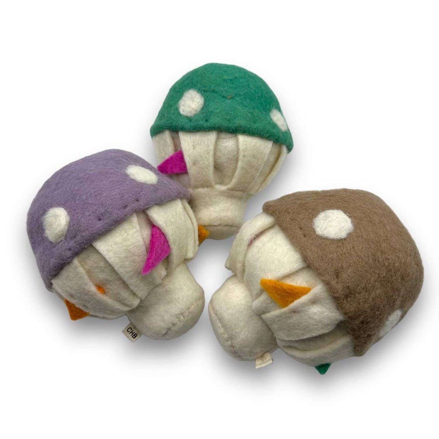 Come Here Buddy Mushroom Dog Felt Toy Dog Toys