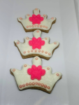 The Blue Cerebus Dog Bakery Top Dog Royal Crown Cookie-Pink Dog Treats
