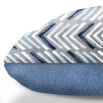 Nauti-dog Handmade LLC Herringbone Mudcloth Chevron Woven Dog Cushion Dog Beds