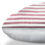 Nauti-dog Handmade LLC Marblehead Light Red Ticking Stripe Farmhouse Duvet Style Dog Bed Dog Beds