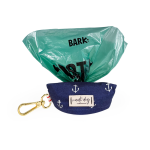 Nauti-dog Handmade LLC Anchors Away Nautical Dog Waste Poop Bag Dispenser Poop Bags