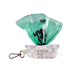 Nauti-dog Handmade LLC Elderberry Silver Fall Mod Floral Waste Dog Poop Bag Dispenser Poop Bags