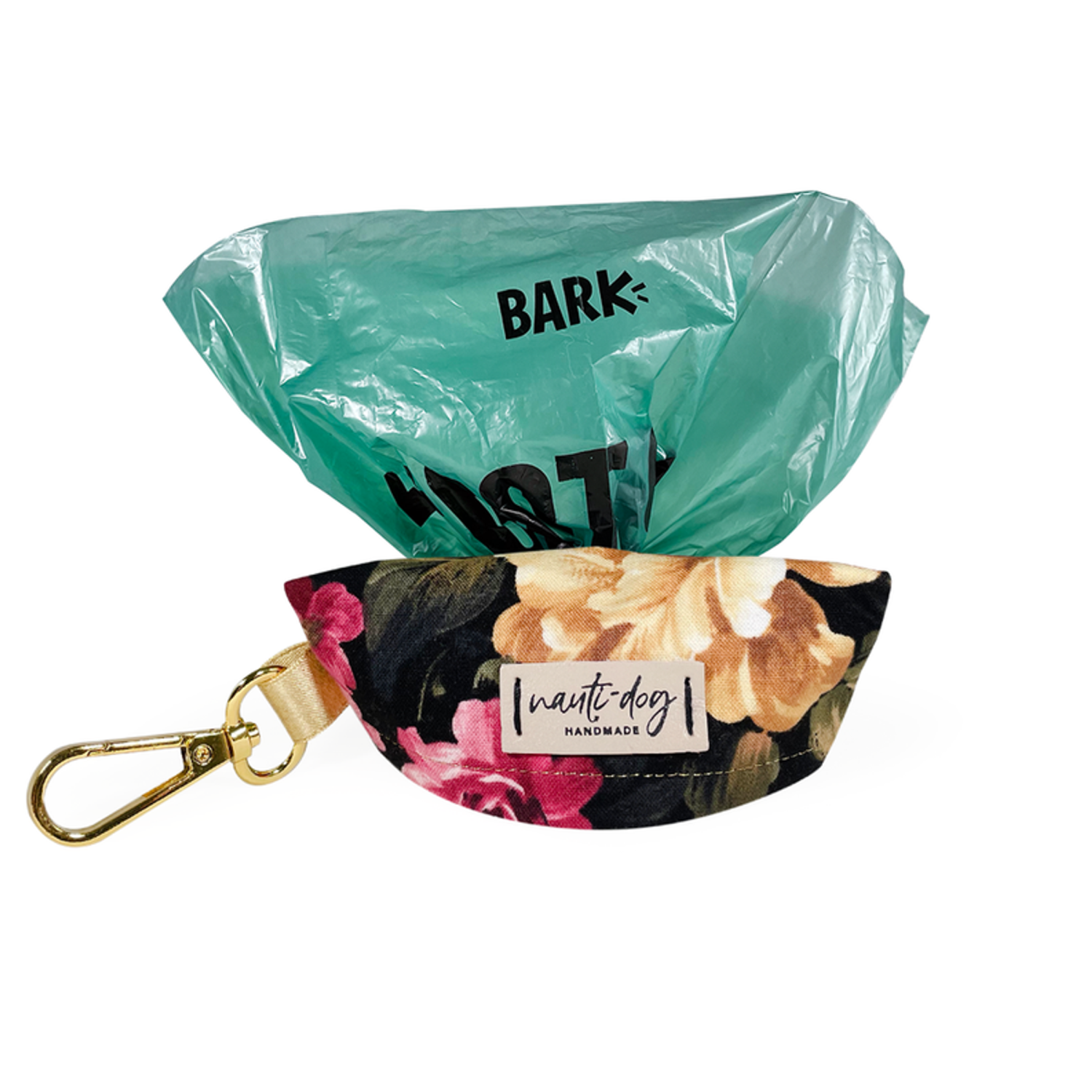 Nauti-dog Handmade LLC Poop Bags Nauti-dog Handmade LLC Victoria Vintage Victorian Floral Waste Dog Poop Bag Dispenser Poop Bags